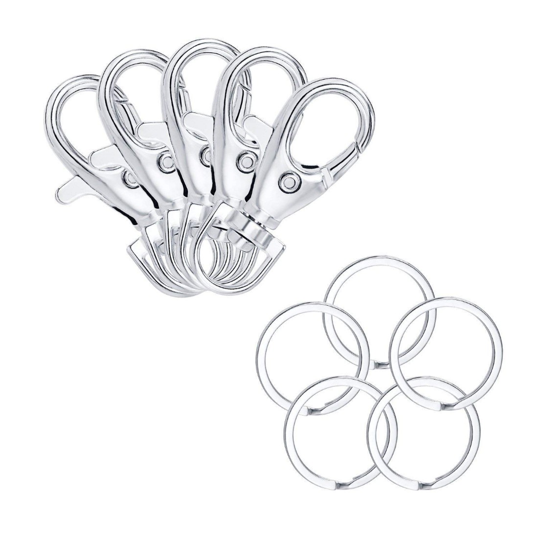 Buy DIY Crafts Metal Swivel Clasps Lanyard Snap Hook with Key Chain