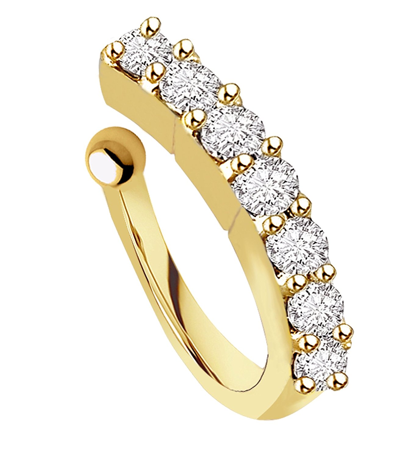 Buy New gold plated snaya nosring for girls and womens Online - Get 84% Off