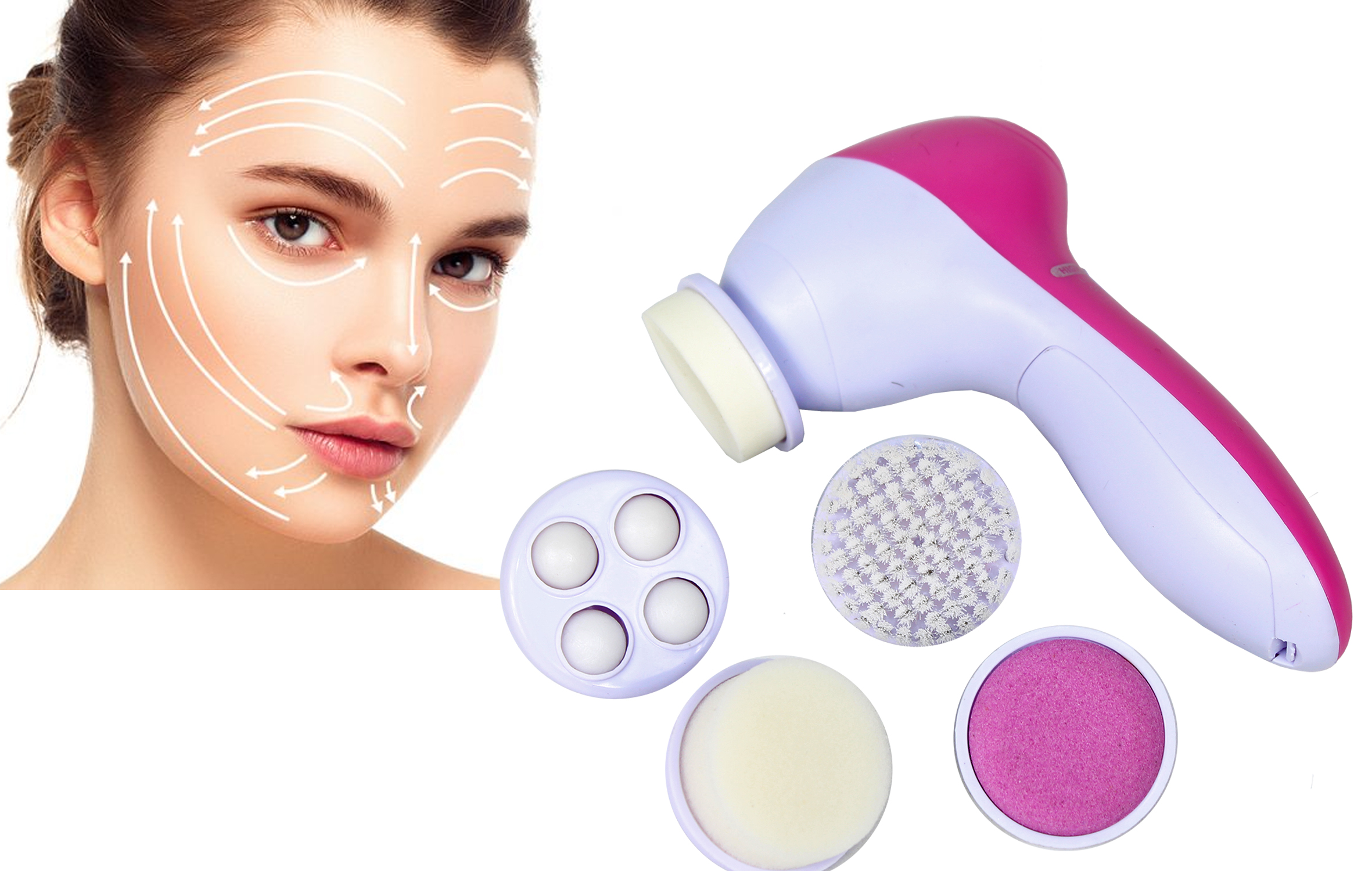 Buy SPERO 5-In-1 Facial Massager For Smoothing Body Face Beauty Care ...