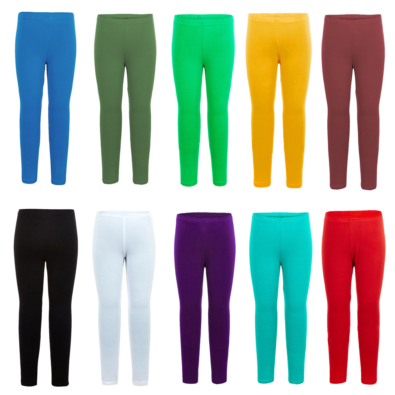 Buy tirupur fashion biz Girls and Kids Cotton Leggings for Best
