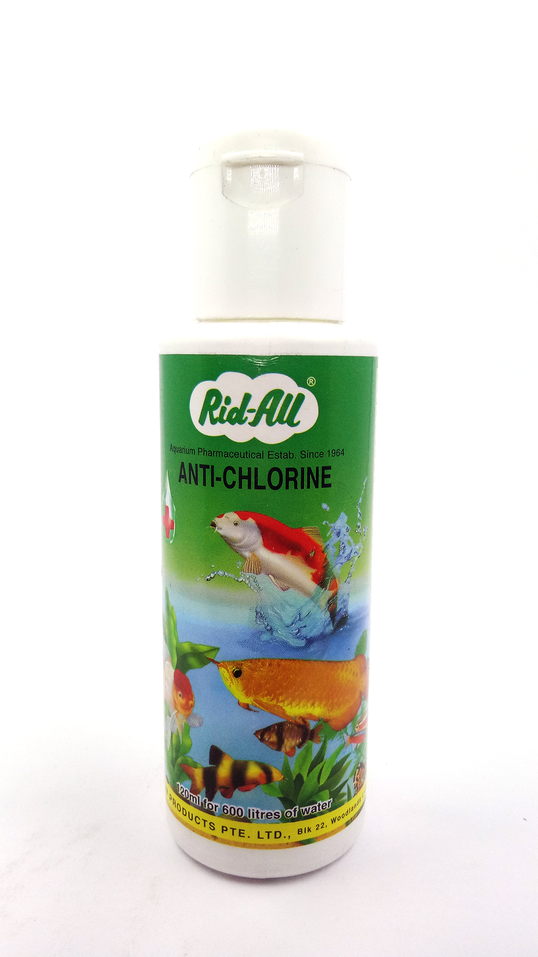 Buy Rid All ANTICHLORINE 120ML for 600 liter of water Online ₹199