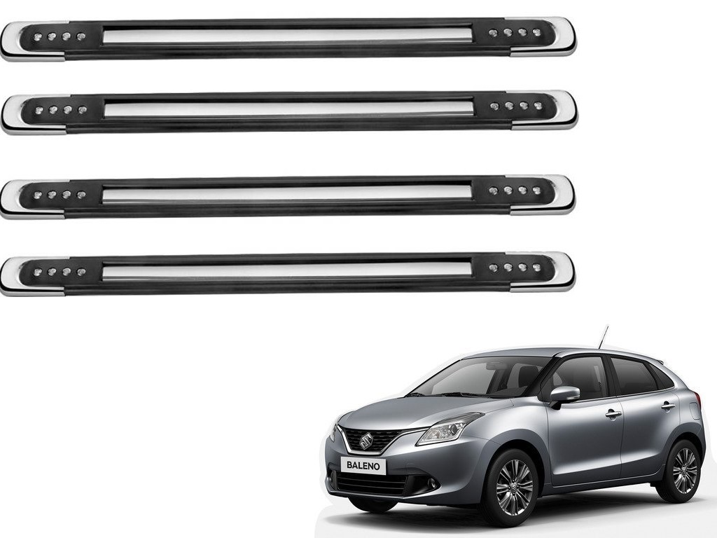 Buy Auto Addict Stainless Steel, Plastic Car Bumper Guard (Black