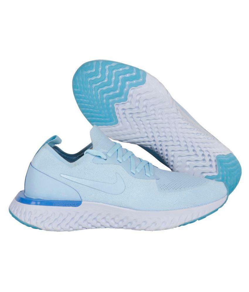 nike epic react sky blue
