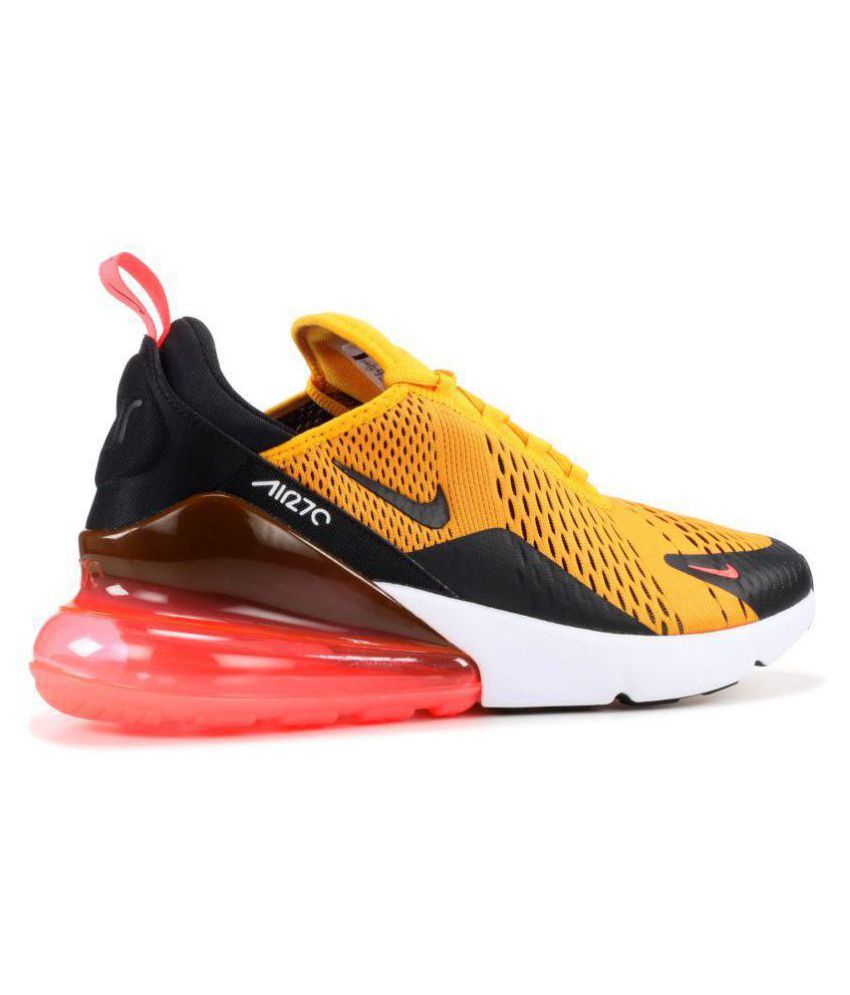 Buy Nike Air Max 270 Yellow Running Shoe Online @ ₹3999 from ShopClues