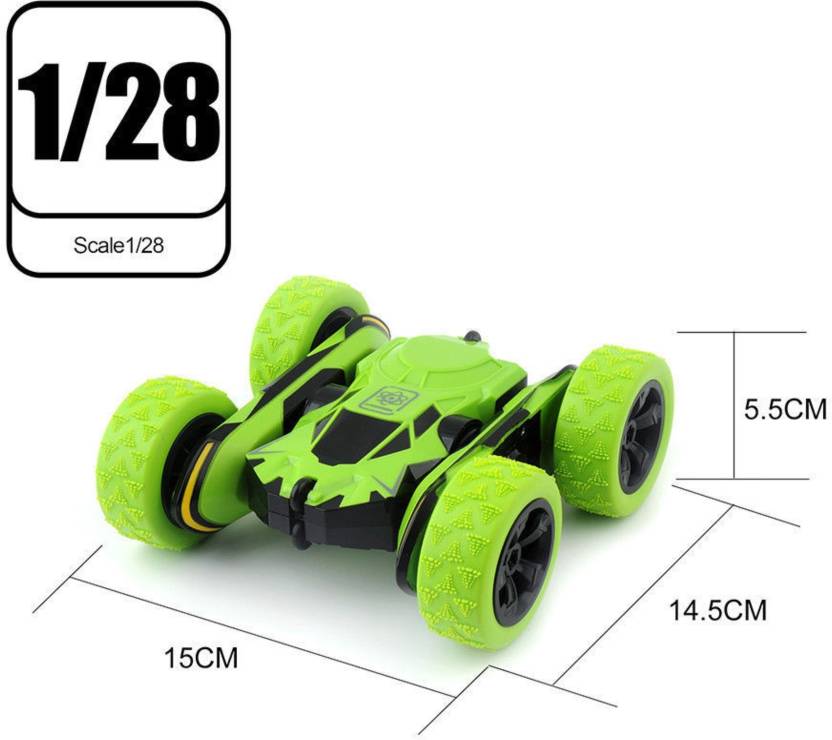 Buy VToys Atom Max Fancy Stunt Remote Control RC Car 128 Scale (Green ...