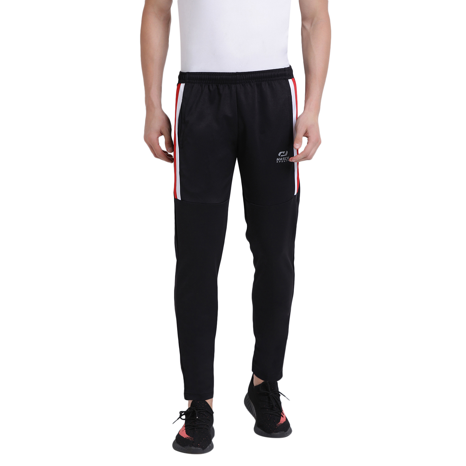 Buy Masch Sports Men's Active Wear Regular-fit Lower with Elastic ...