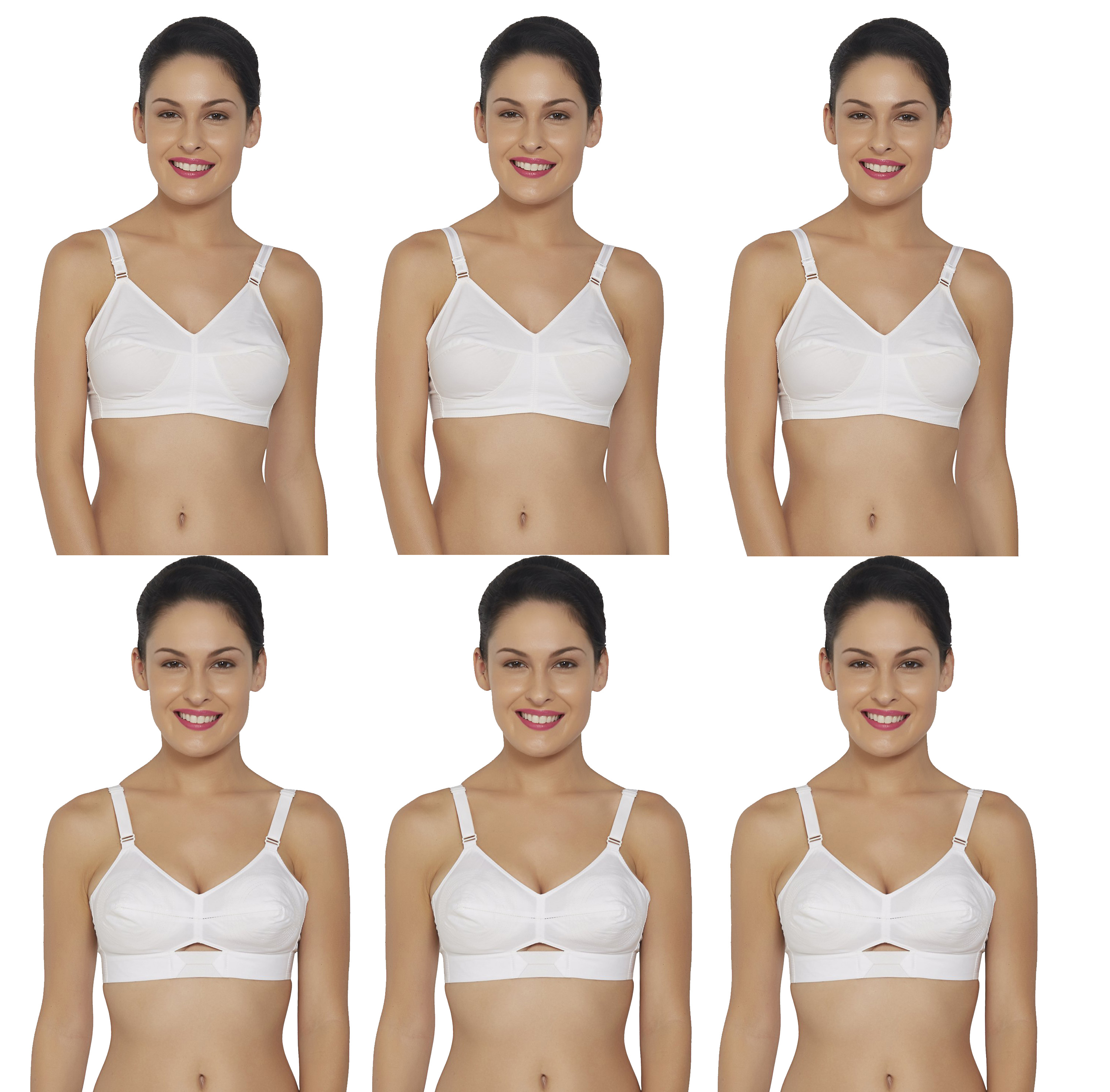 Buy Womens Cotton Bras ( Combo 6) Online ₹499 from ShopClues