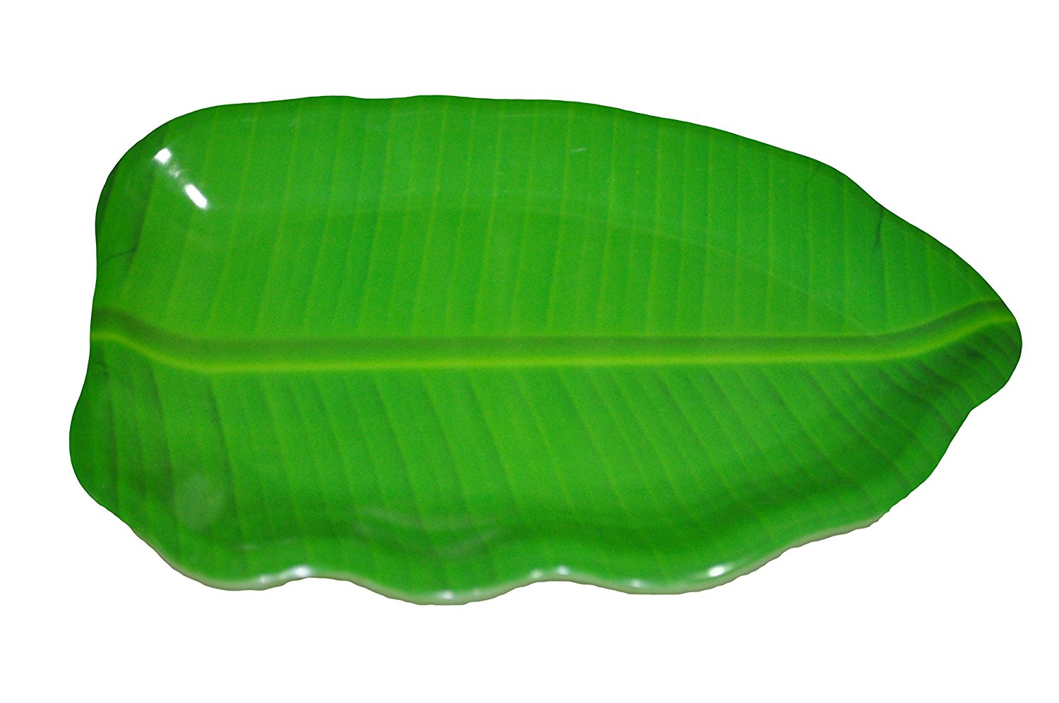 Buy Hua You 14 inch Banana Leaf Shape South Indian Dinner Lunch Serving Melamine Platter Plate