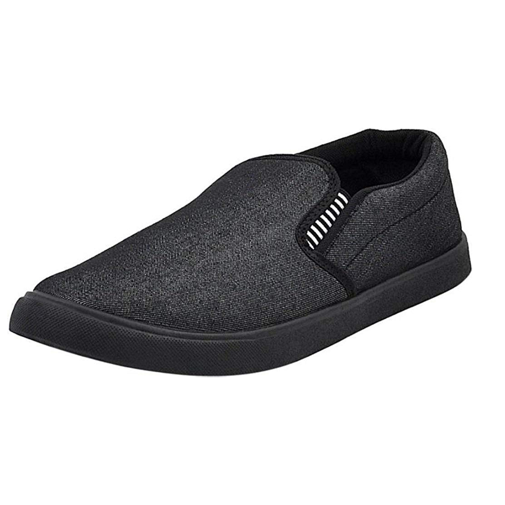 mens black canvas shoes