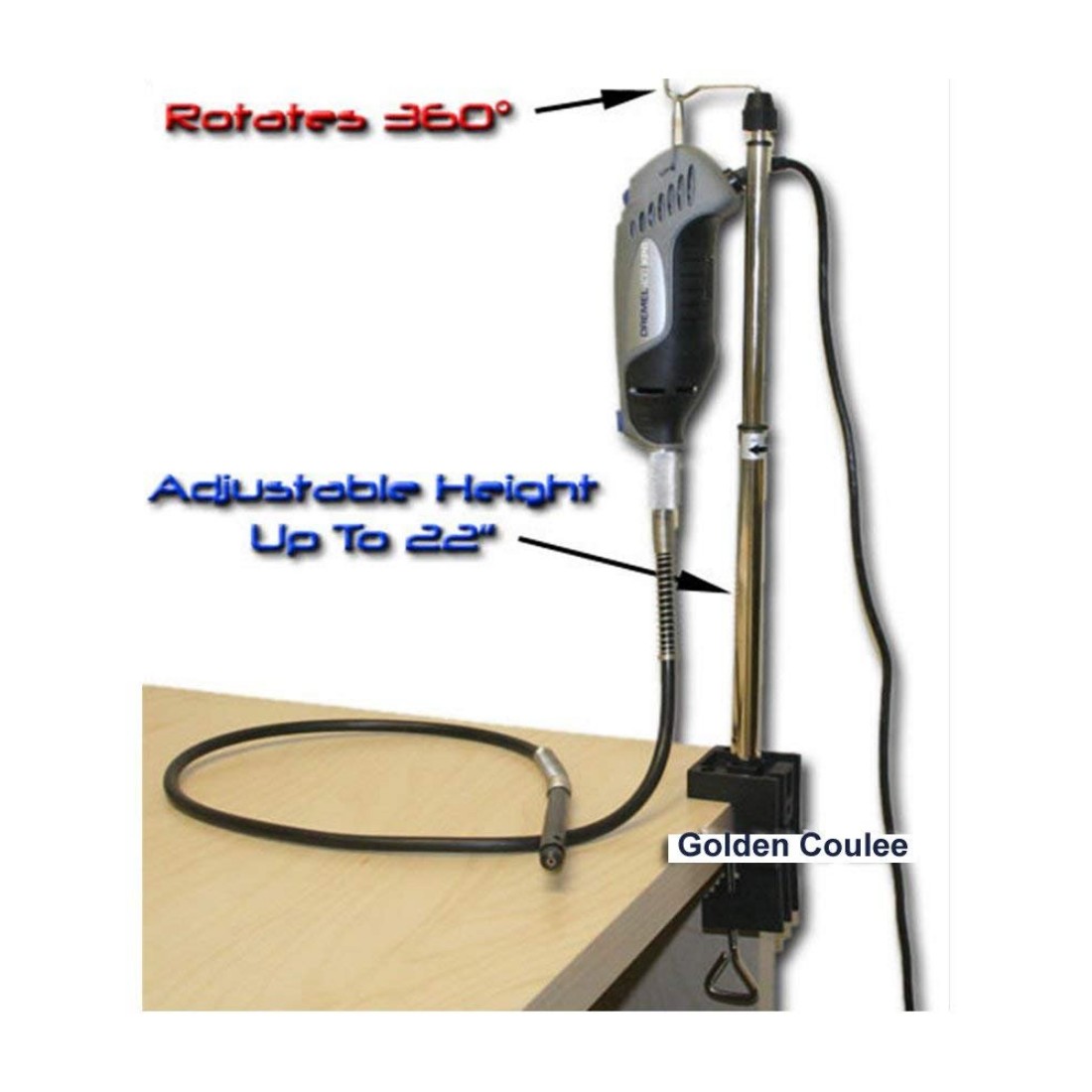 Buy DIY Crafts Rotary Tool Hold Hanger Stand Clamp Work with Dremel