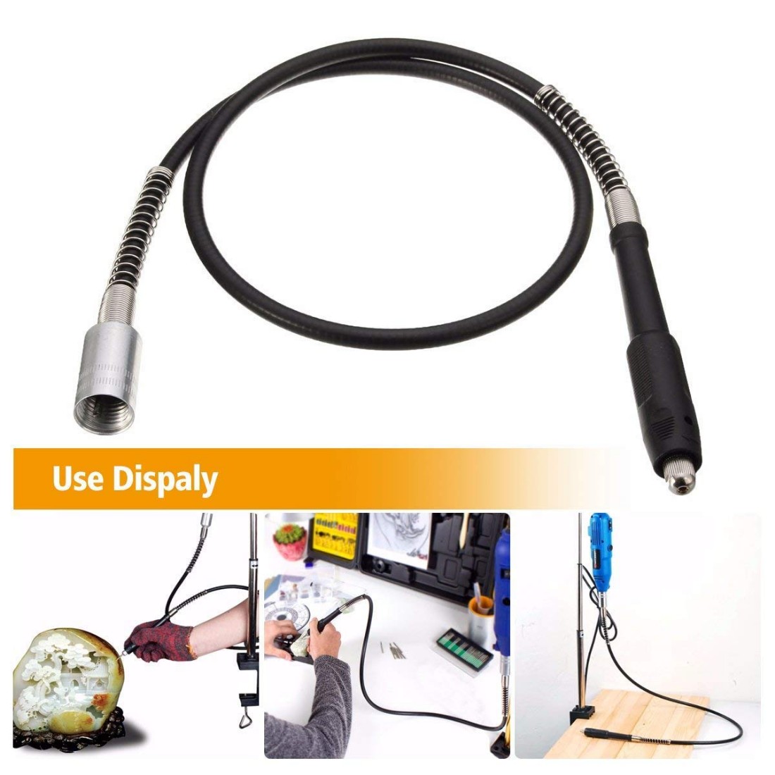 Buy DIY Crafts Flexible Shaft, Flex Shaft for Rotary Grinder, Flexible