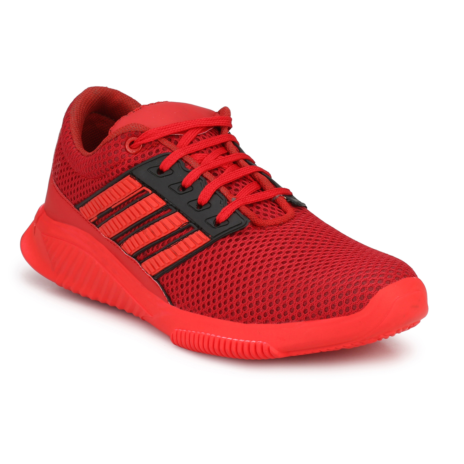 Buy Real Blue Men's Red Mesh Sports Running Shoes Online ₹999 from