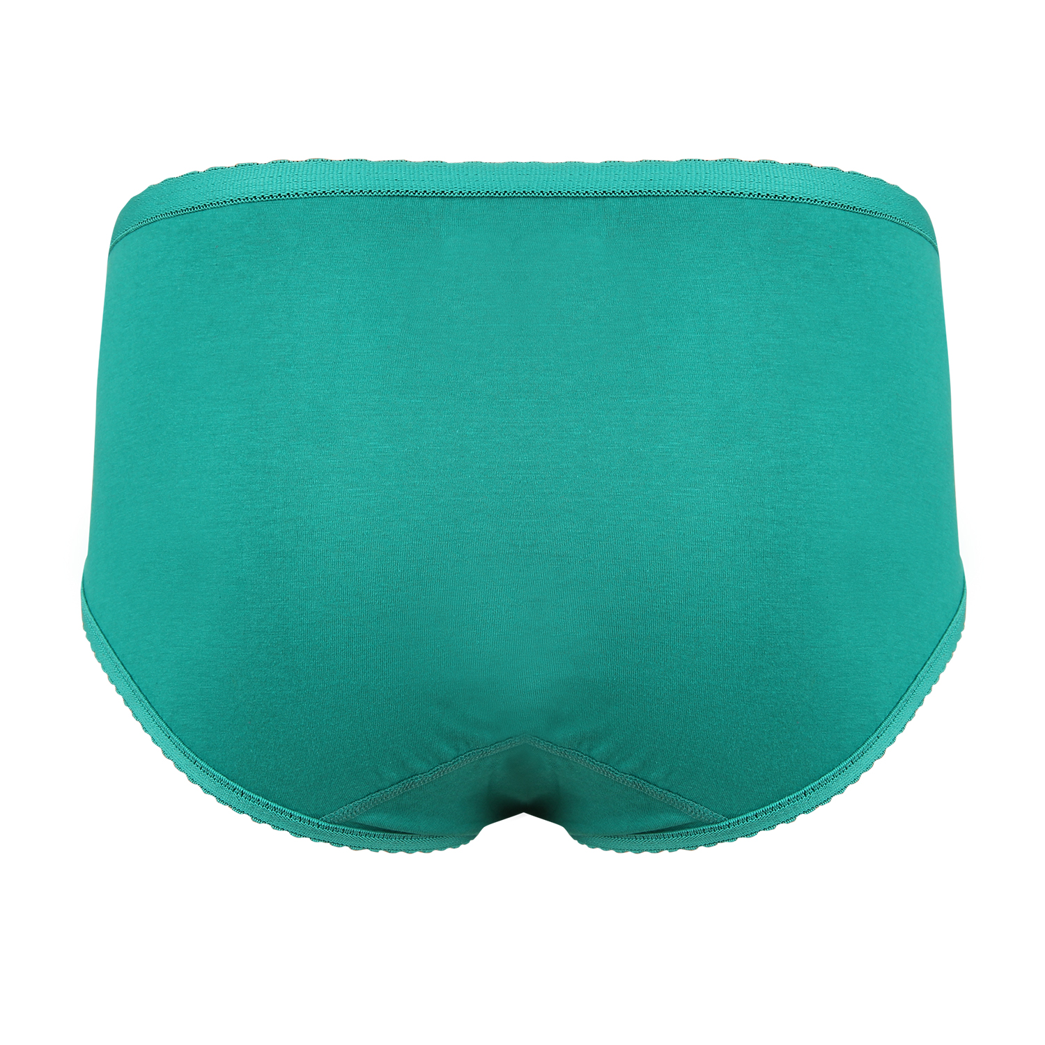 Buy Solo Women's Passion Outer Elastic Cotton Plain Panties Teal Green ...