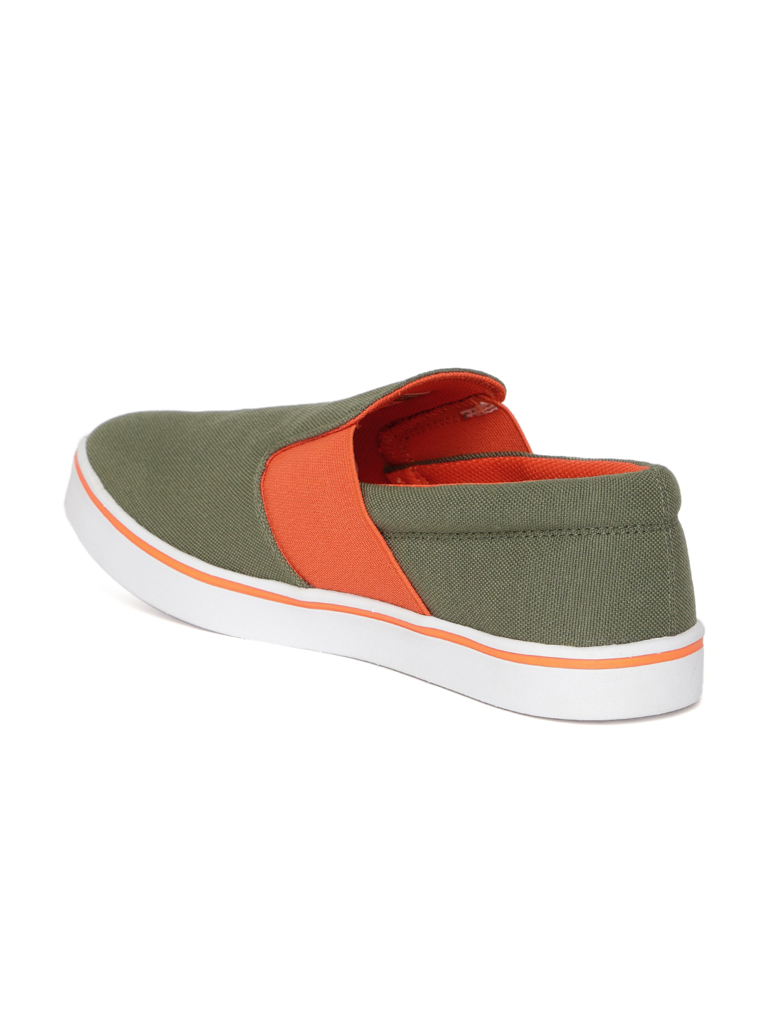 Buy UCB Men Olive Green Slip-On Sneakers Online @ ₹1259 from ShopClues