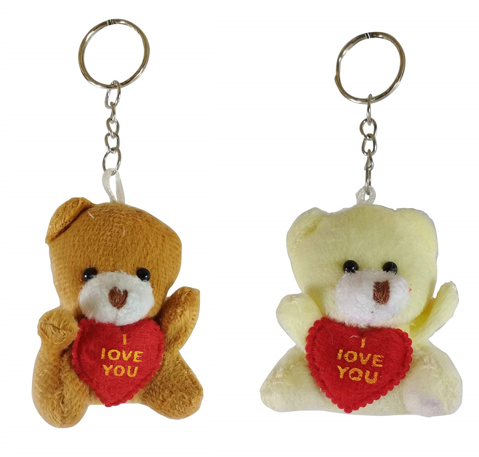 Buy Martand Pack of 2Pcs Soft Cute Teddy bear Love Keychain Valentine