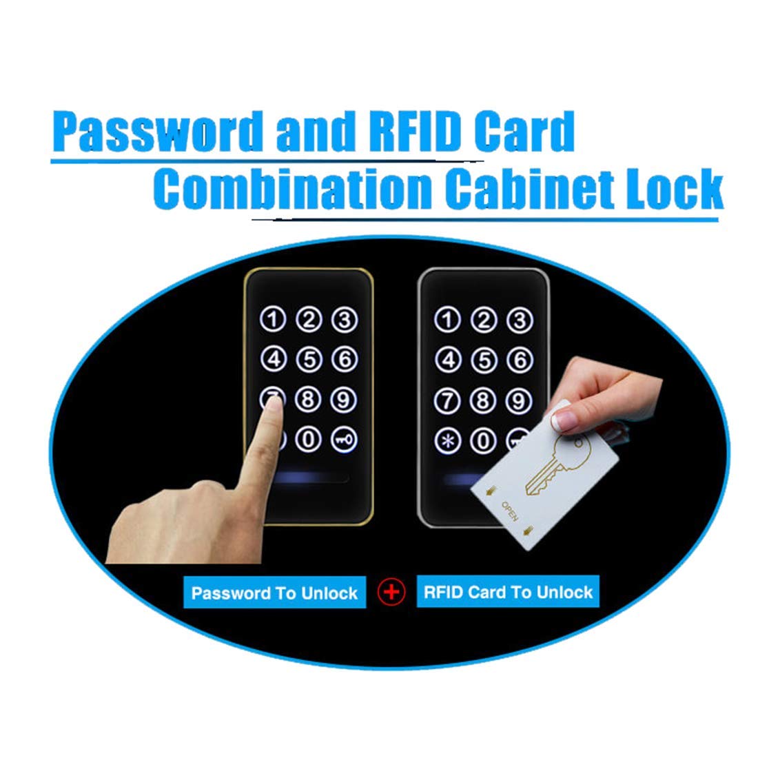 Buy Evotech RFID Card Password Drawer Locks/Digital Door Lock