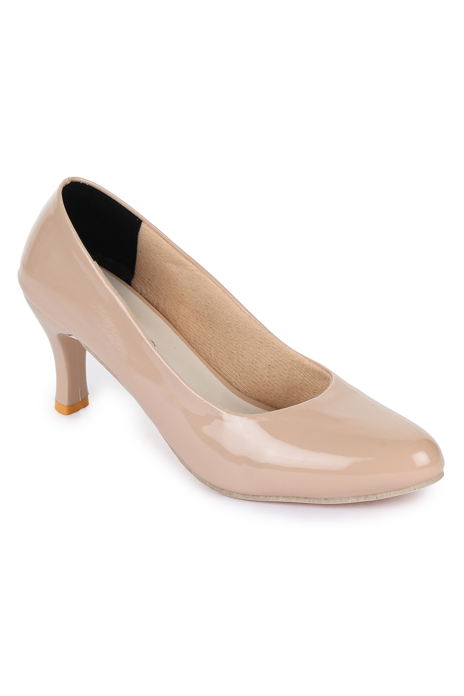 Buy Sapatos Women Peach Kitten Heels Online @ ₹499 from ShopClues