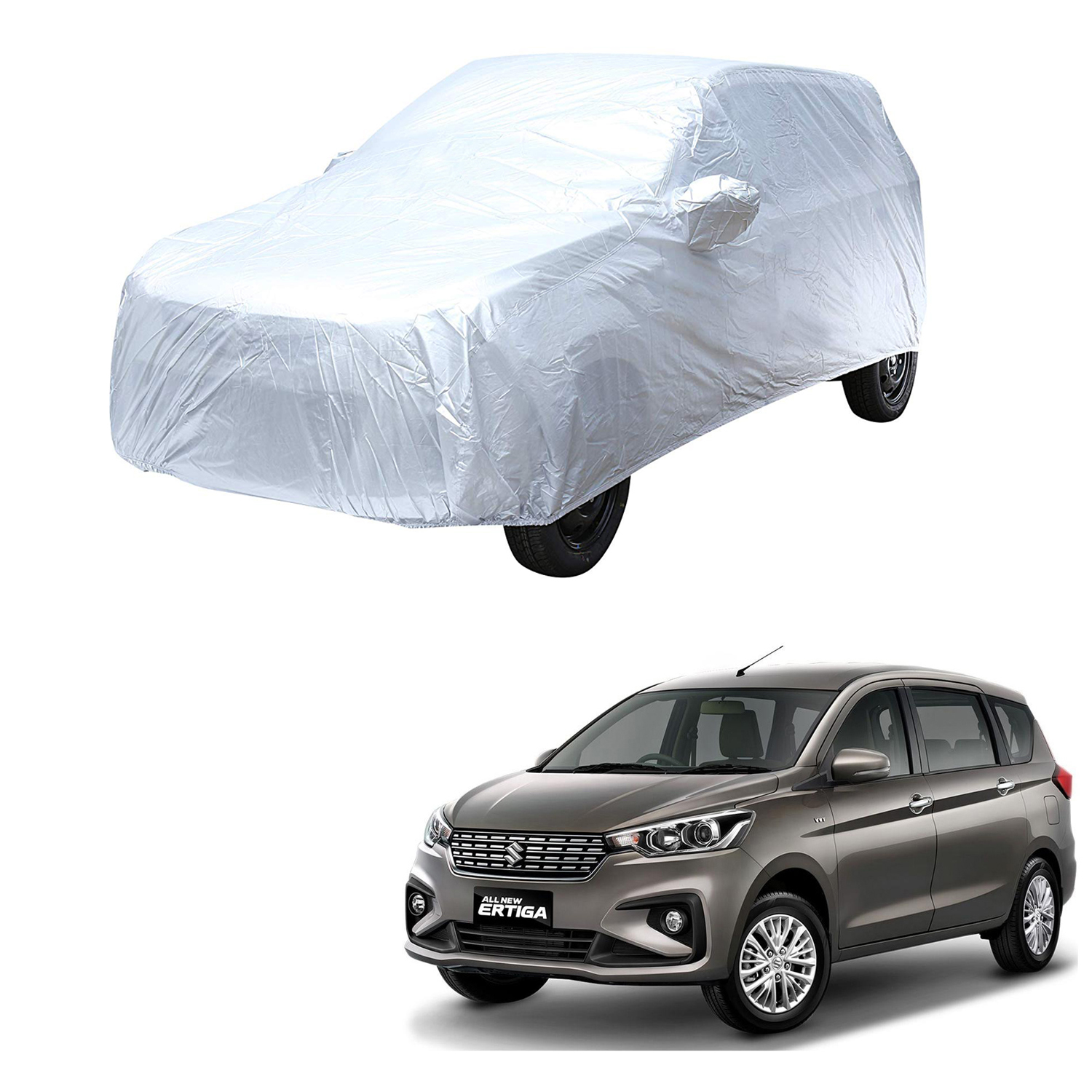 Buy AutoRetail Maruti Suzuki Ertiga Silver Matty Car Body ...