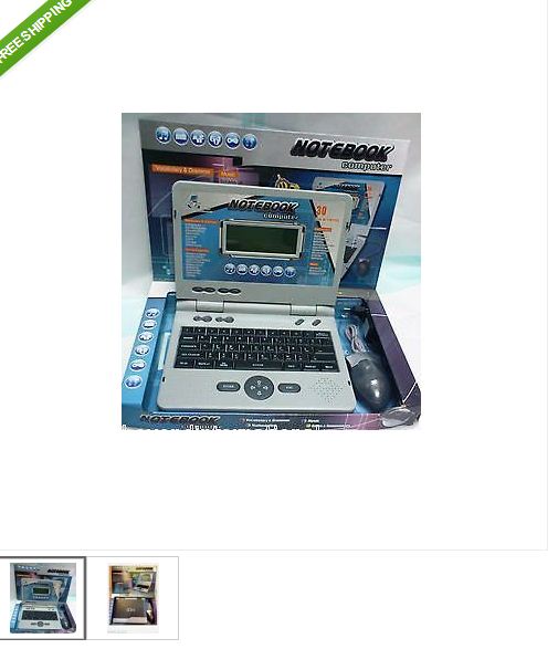 Kids Educational Laptop Toy With LED Screen - Multifunctional Learning Computer For Preschool Boys & Girls