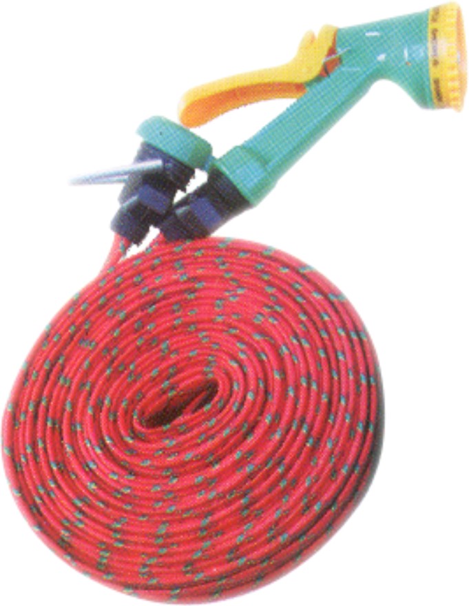 Buy (10 mt) Garden / Bike wash Flat Hose Water Gun Spray For Car, Pet wash Online ₹449 from