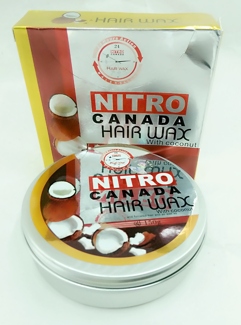 Buy NITRO CANADA HAIR WAX WITH COCONUT 24 HOURS LONG LASTING Online