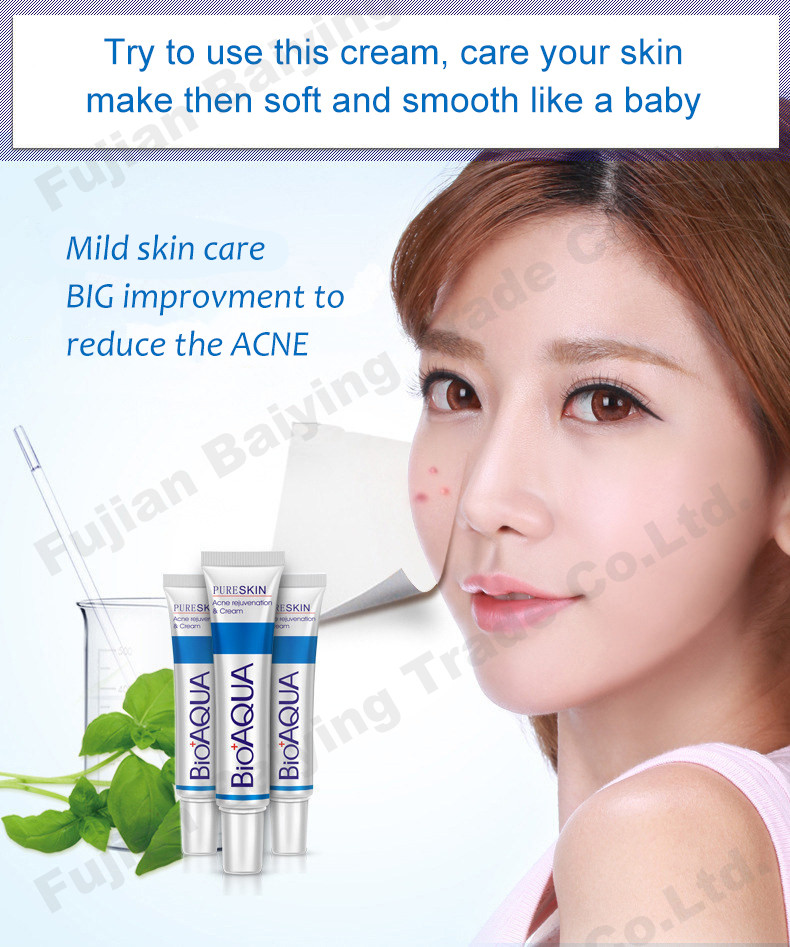 Buy BIOAQUA Anti Acne Cream Treatment Acne Scar Removal Gel Whitening