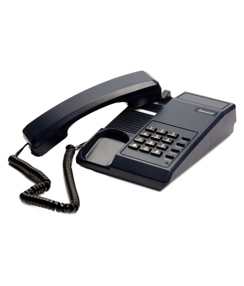 Buy Beetel C11 Corded Landline Phone (Black) Online ₹590 from ShopClues
