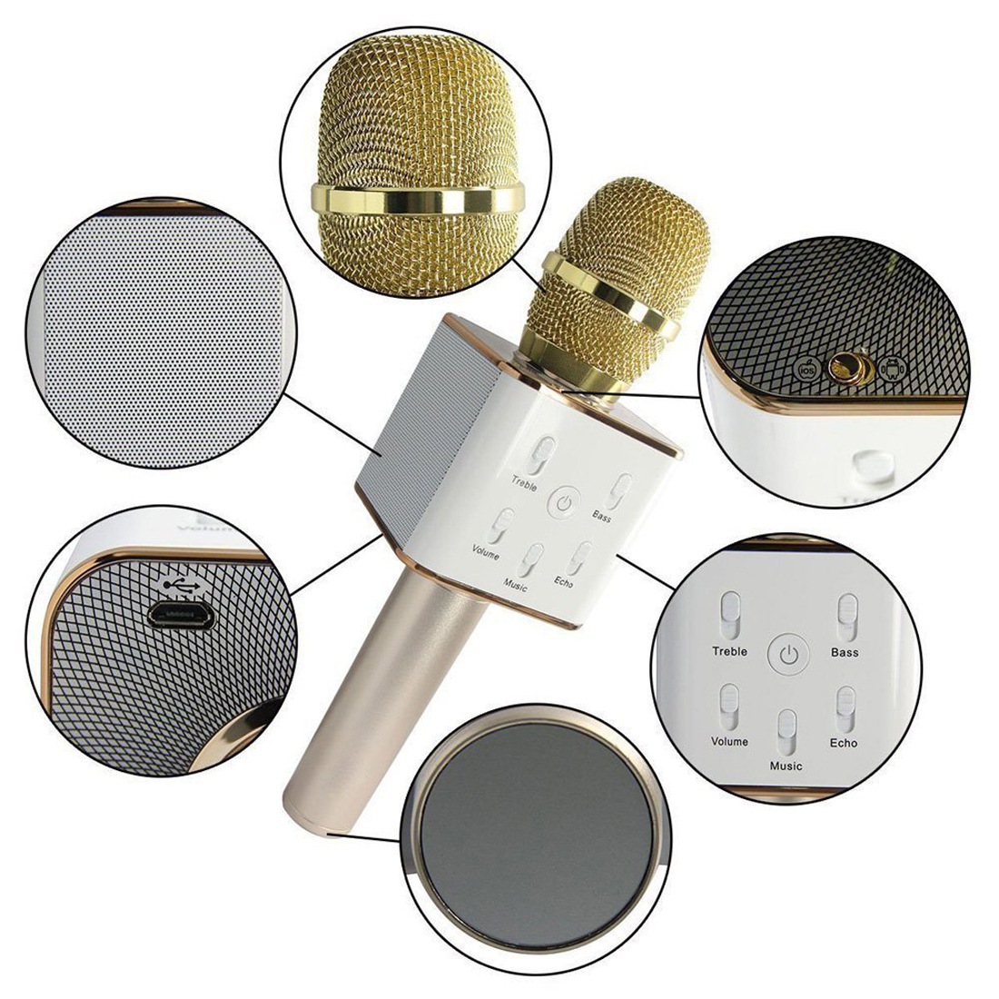 Buy ShutterBugs WS858 Wireless Handheld Bluetooth Mic with Speaker