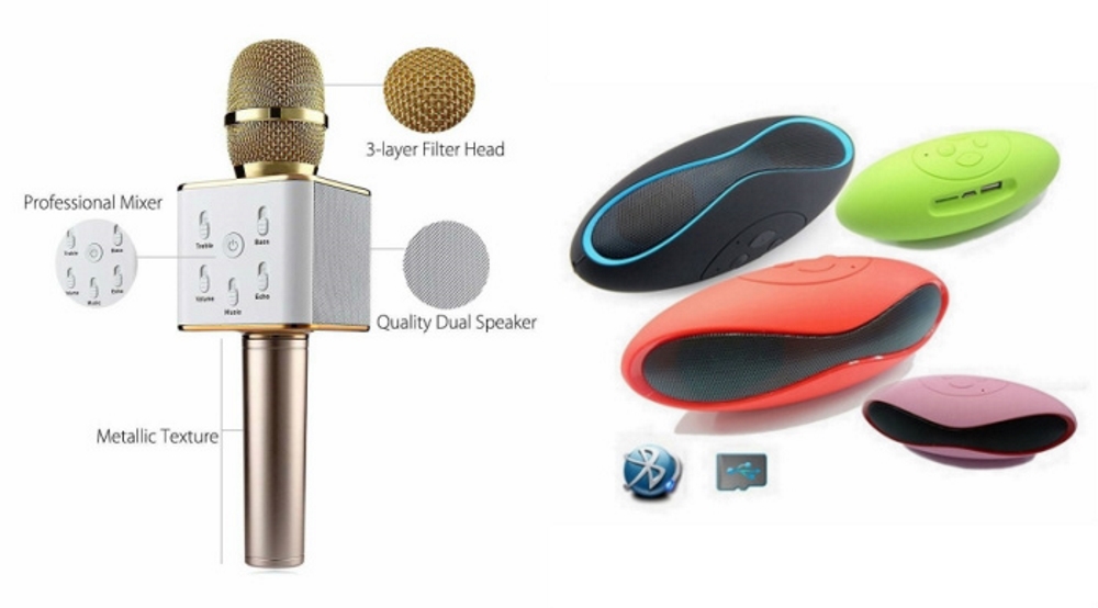 Buy Roar Q7 Portable Wireless Karaoke Microphone Handheld Condenser