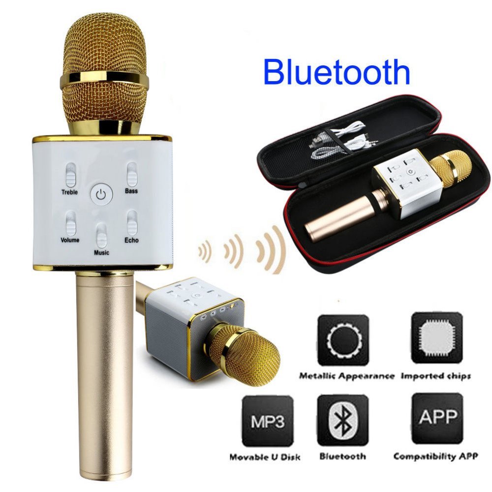 Buy Wireless Karaoke Condenser Mic/Microphone with portable Bluetooth