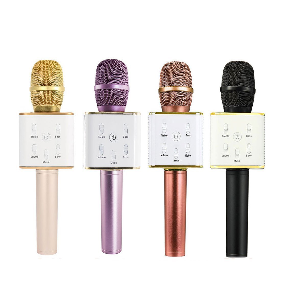 Buy Bluetooth Karaoke Microphone Wireless Mic, MM Portable Handheld Singing Machine Condenser