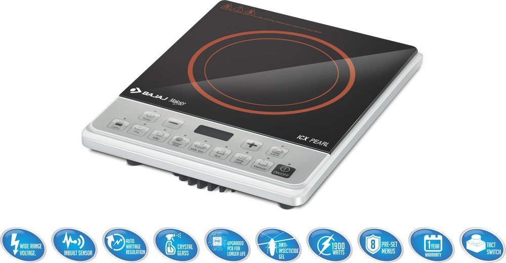 Buy Bajaj Majesty ICX Pearl Induction Cooker Online ₹2825 from ShopClues