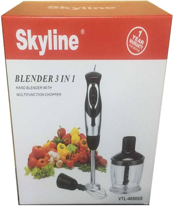 Buy SKYLINE Hand Blender with Chopper Skyline (VTL4050SS) Online