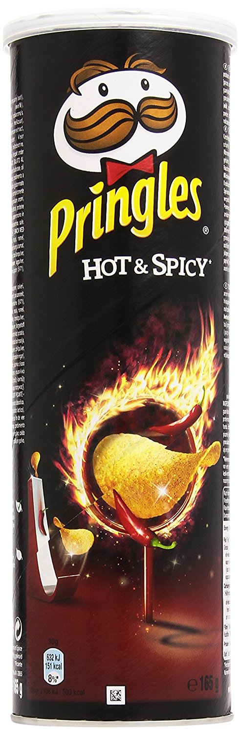 Buy Pringles Potato Chips Hot Spicy Chips - 165g Online @ ₹350 from ...