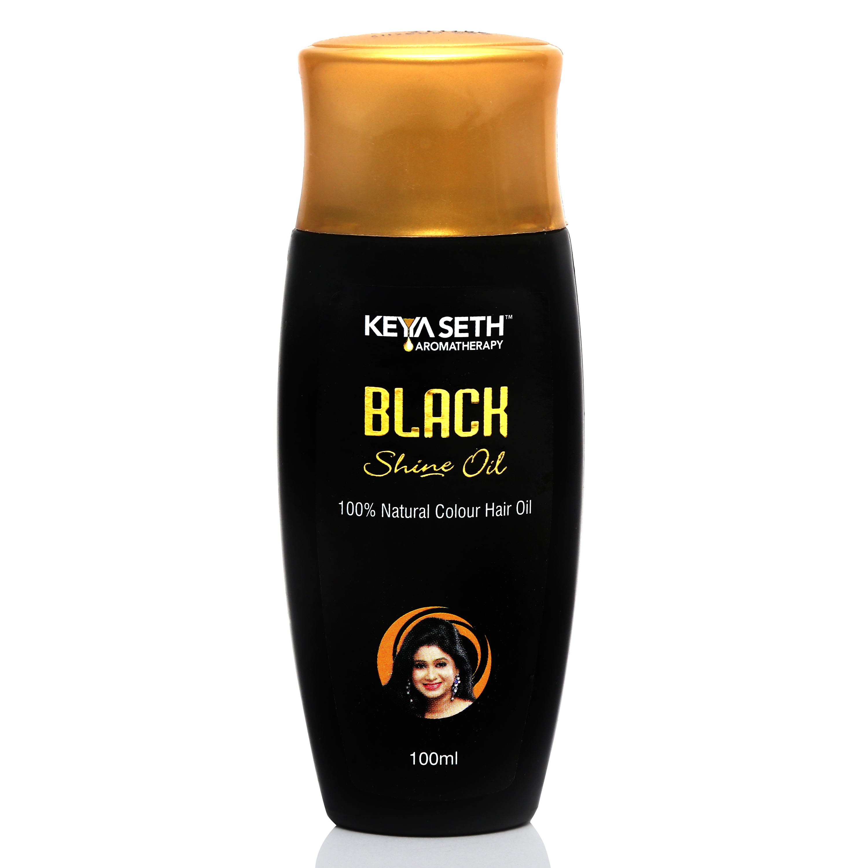 Buy Black Shine Oil 100 Natural Hair Colour Oil By Keya Seth