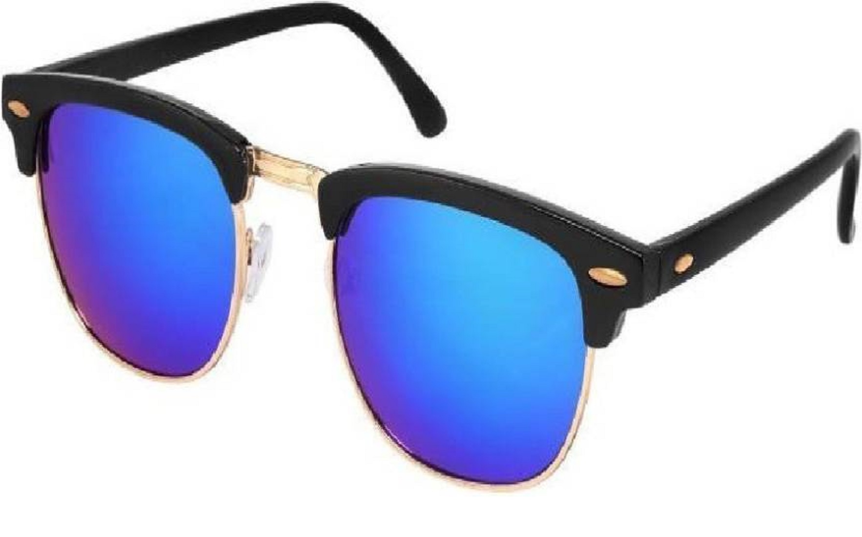 Buy Adrian Blue UV Protection Wayfarer, Clubmaster Men's Sunglasses ...