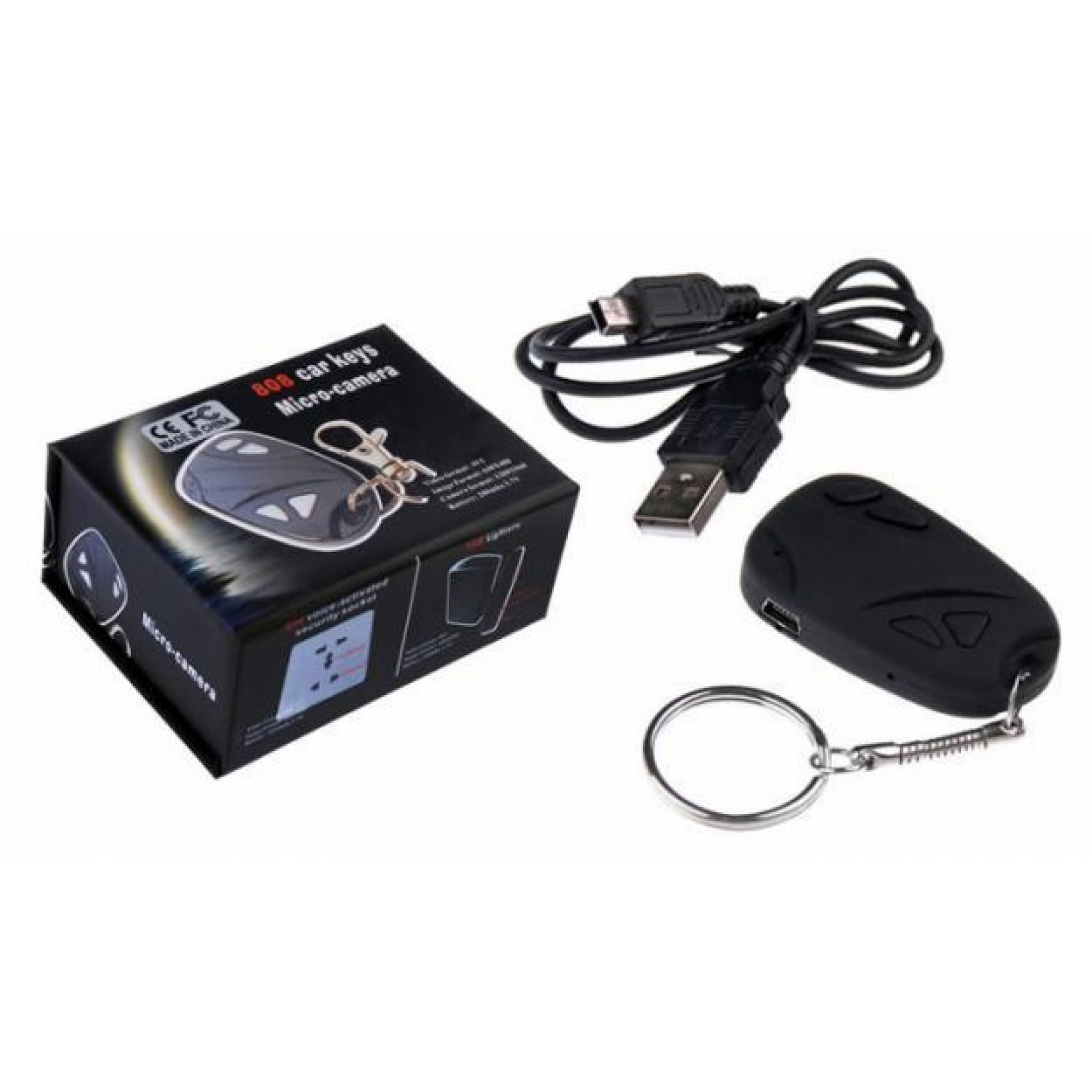 Buy 080P KeyChain Camera HD RC Mini Action Cam DVR H.264 POV Video