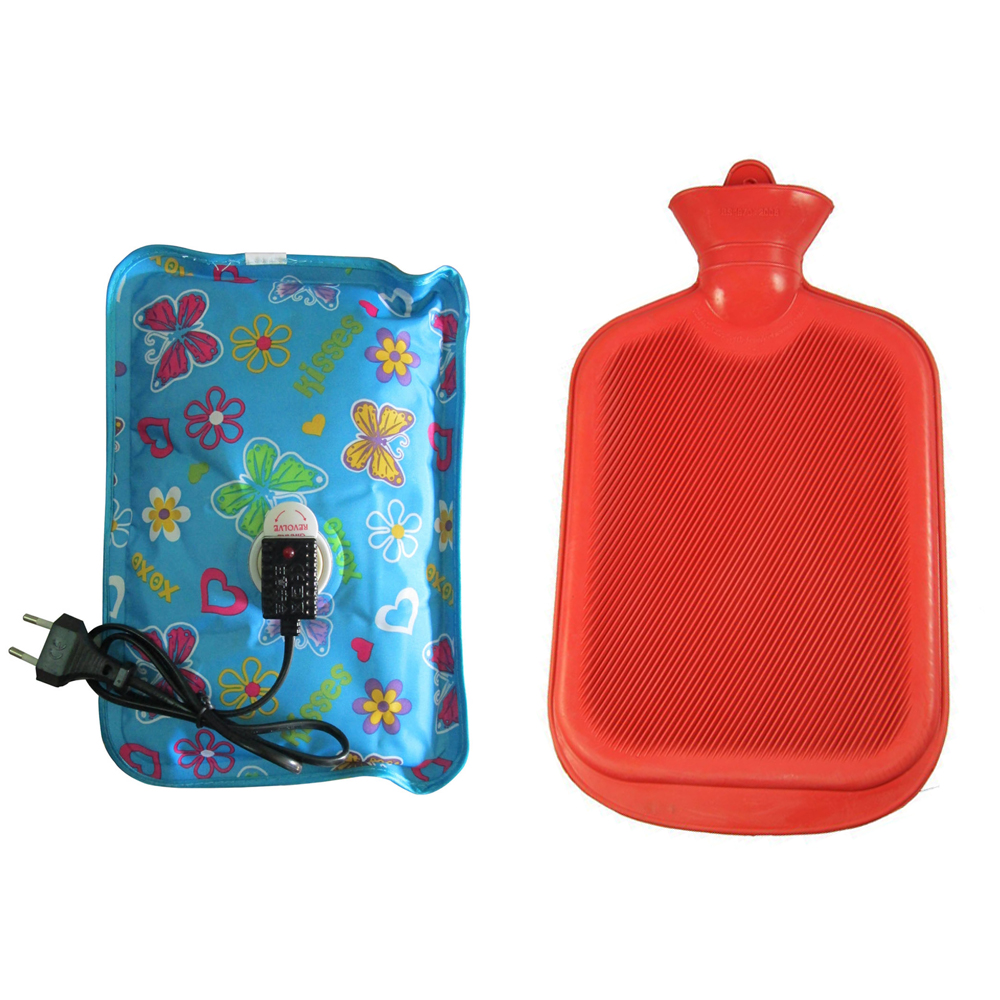 Buy Combo of Electric Heating Gel Pad For Pain Relief and Hot Water