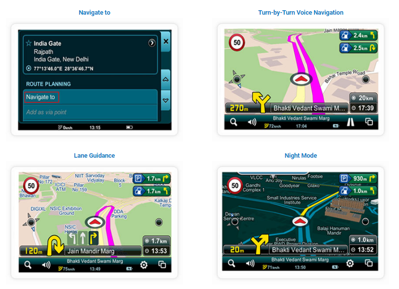 Buy MapmyIndia ICENAV 301A In Dash AVN Navigation Entertainment System