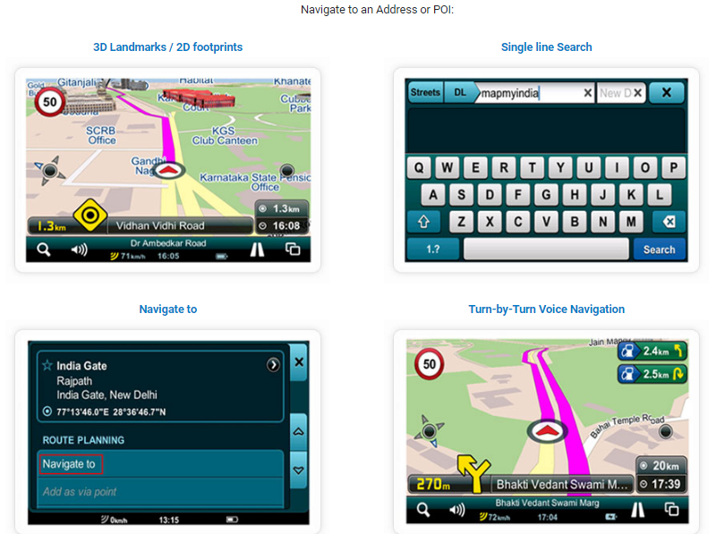 Buy MapmyIndia ICENAV 301A In Dash AVN Navigation Entertainment System