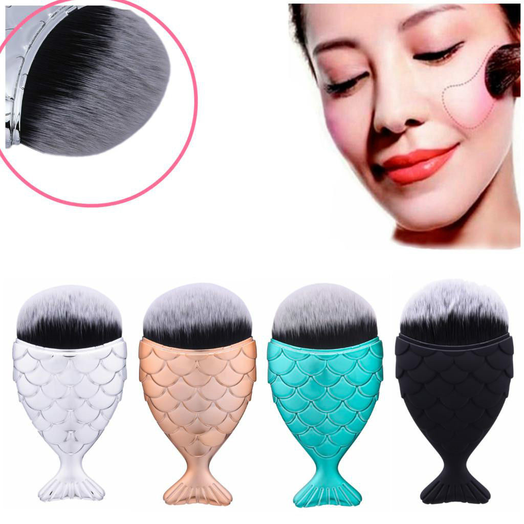 Buy Imported Fish Scale Mermaid Makeup Brush Powder Blusher Bronzer