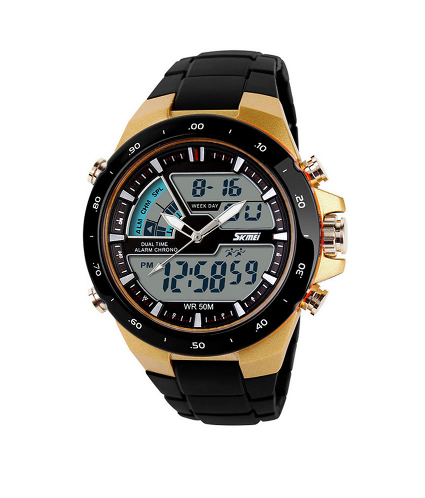 Buy Skmei WR50M Red Analog With Digital latest Designing Stylist Sport ...