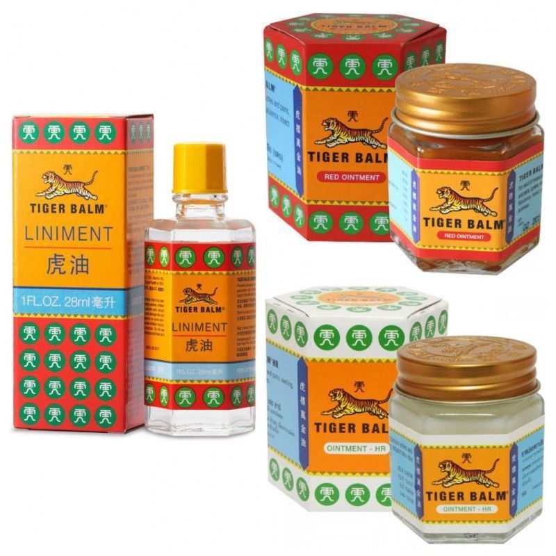 Buy TIGER BALM RED 30 GM +WHITE 30 GM +LINIMENT OIL 28 ML (3 PRODUCTS