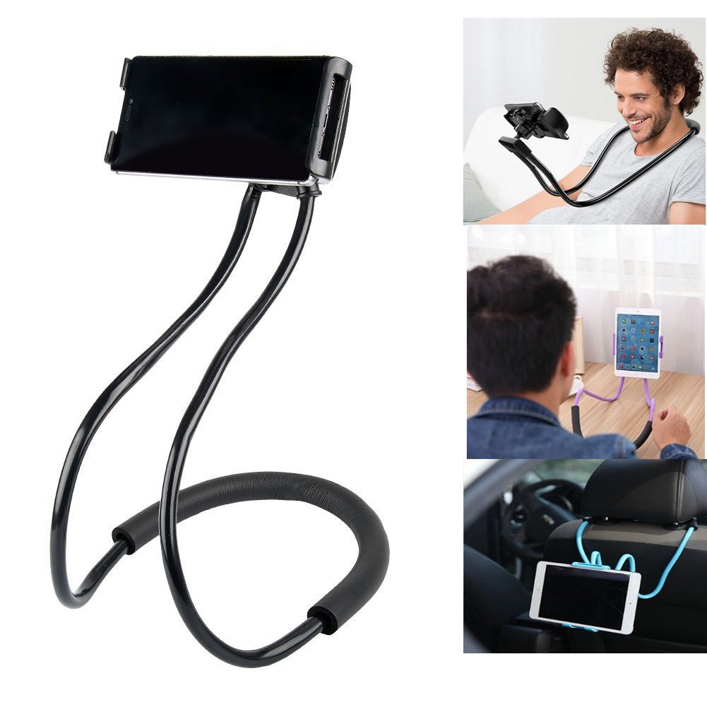 Buy Lazy Bracket Phone Holder Universal Hanging on Neck Rotating Stand ...