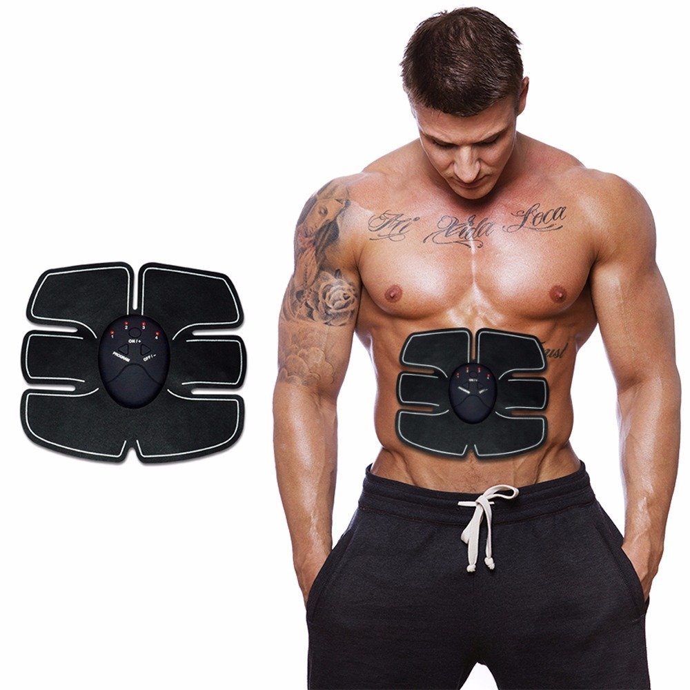 Buy 6 Pack Electro Muscle Abdominal Trainer, Black Online @ ₹825 from ...