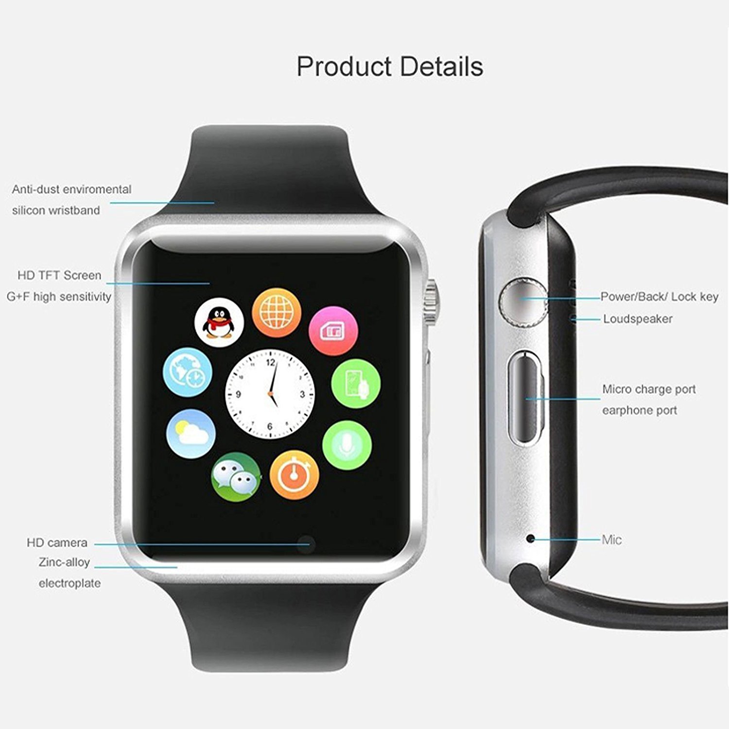 manual a1 smartwatch
