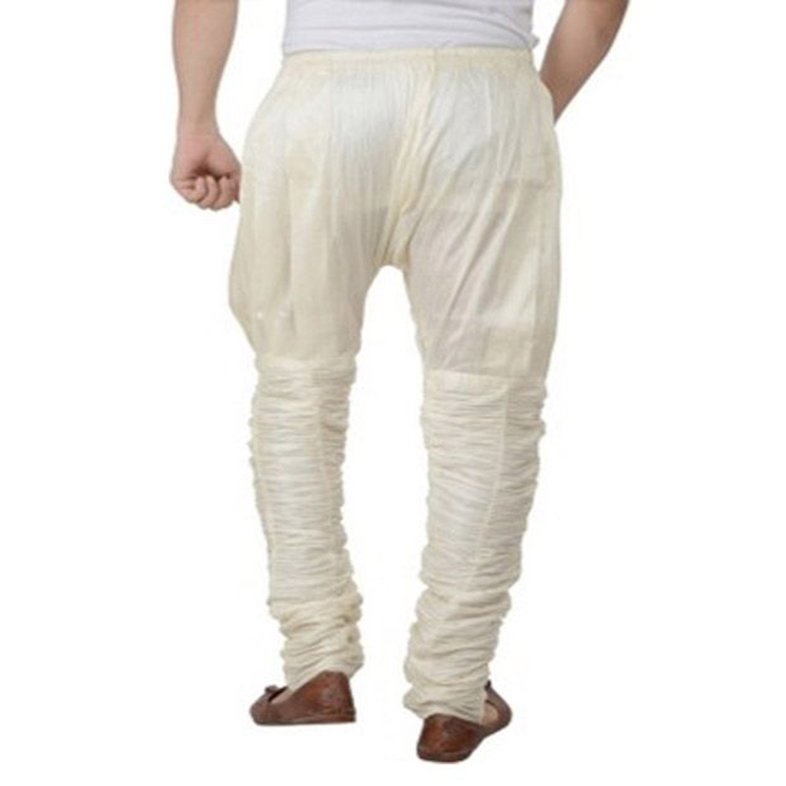Buy DISONE White silk Harem Pant for Men Online - Get 70% Off