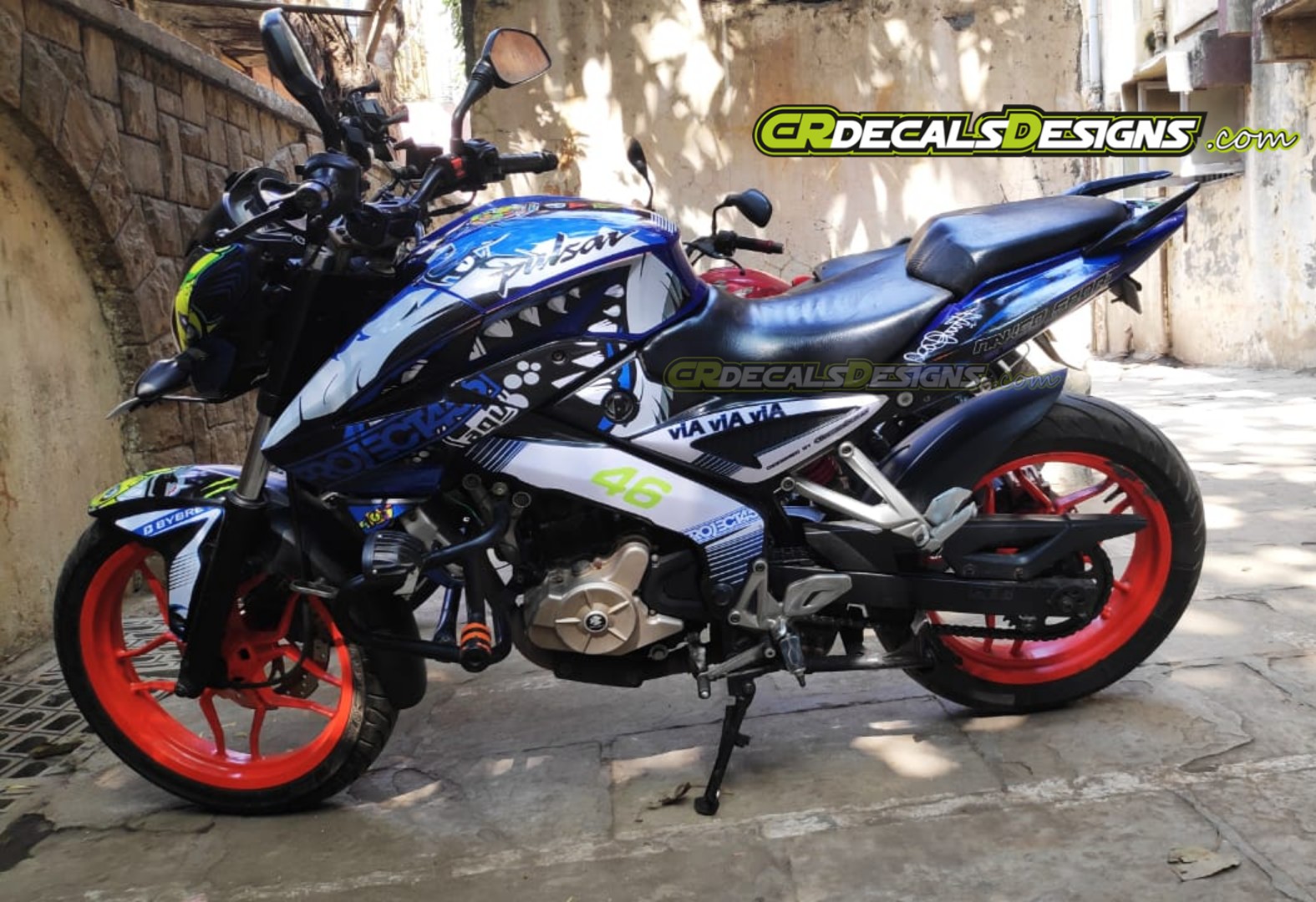 Buy CR Decals PULSAR NS 200/160 Full Body Wrap/Custom Decals/Stickers ...