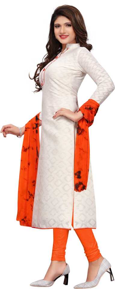 myntra unstitched churidar materials
