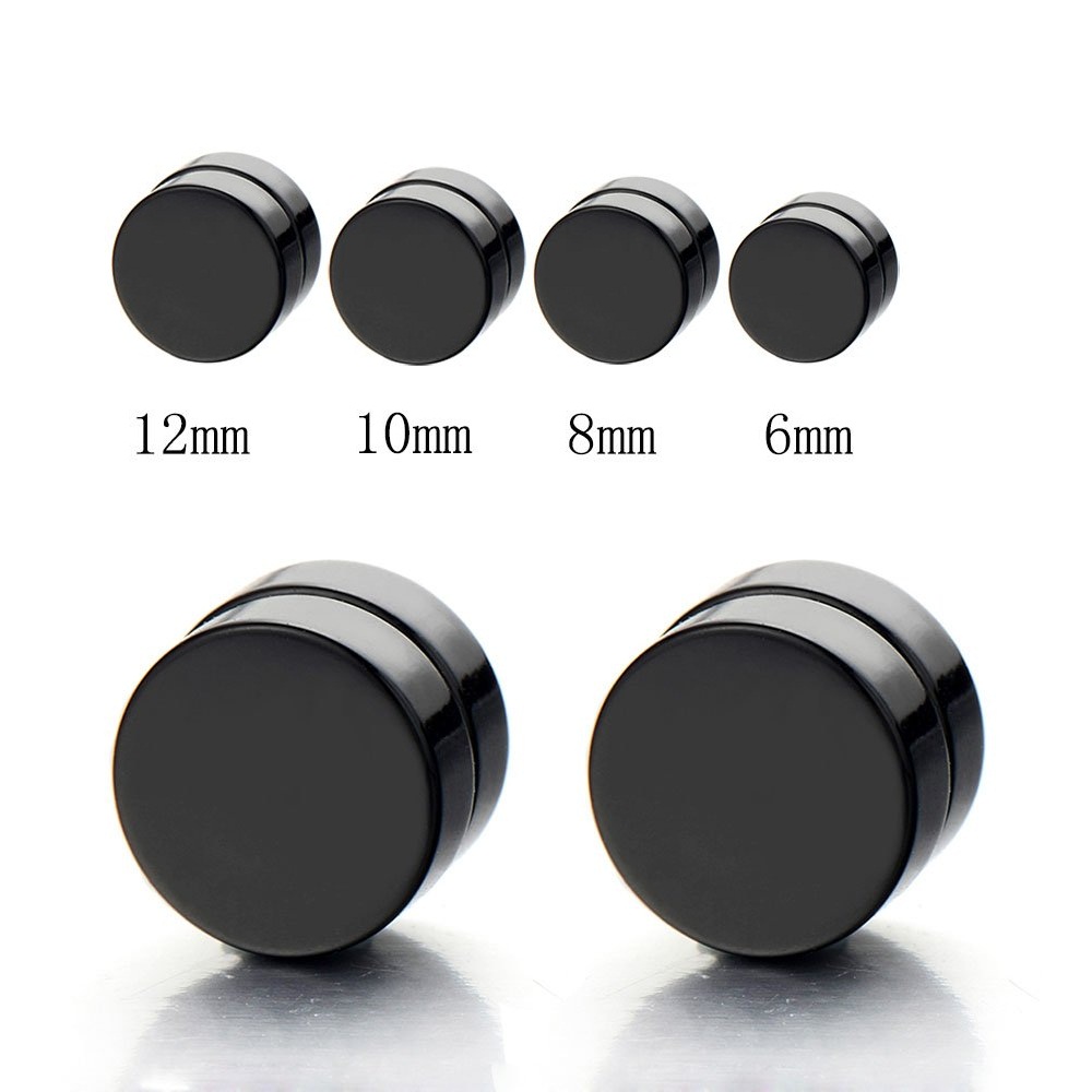 Buy Non Piercing Magnetic Magnet Ear Stud Earrings for Girls and Boys ...